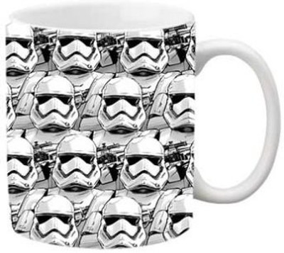 

ORKA Storm Trooper Faces Digital Printed Ceramic Mug(350 ml), Multicolor