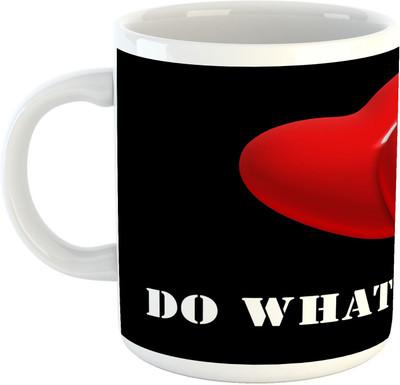 

Deeher Gifts Do What You Love design7 Ceramic Mug(330 ml), Multicolor