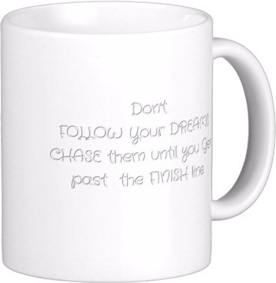 

Exoctic Silver Best Quoted Coffee 00143 Ceramic Mug(300 ml), Multicolor
