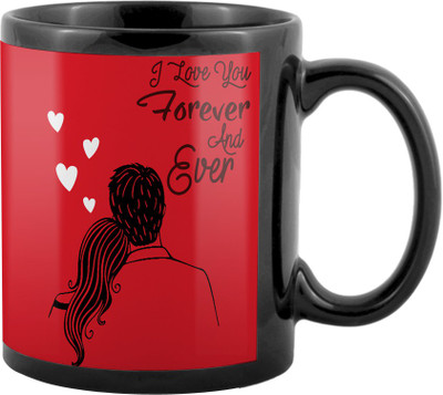 

SKY TRENDS Valentine Gifts For Special Girlfriend,Boyfriend,Wife,Husband,design 186 Ceramic Mug(325 ml), Black