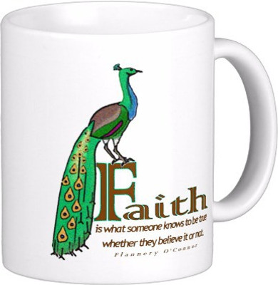 

Exoctic Silver Best Quoted Coffee 00104 Ceramic Mug(300 ml), Multicolor