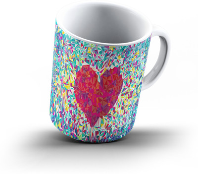 

Ucard Love Heat977 Bone China, Ceramic, Porcelain Mug(325 ml), Multicolor