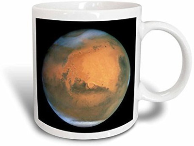 

3dRose mug_80379_2 Mars as Seen From Hubble Ceramic, 15-Ounce Ceramic Mug(60 ml), Multicolor