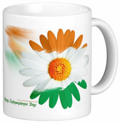 

Exoctic Silver INDEPENDENCE DAY 021 Ceramic Mug(300 ml), Multicolor