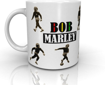 

Bravado Bob Marley Playing Football (Officially Licensed) Ceramic Mug(350 ml)