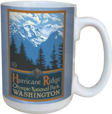 

Tree-Free Greetings Greetings lm43103 Scenic Olympic National Park Washington Hurricane Ridge by Paul A. Lanquist Ceramic, 15-Ounce, Multicolored Ceramic Mug(60 ml), Multicolor