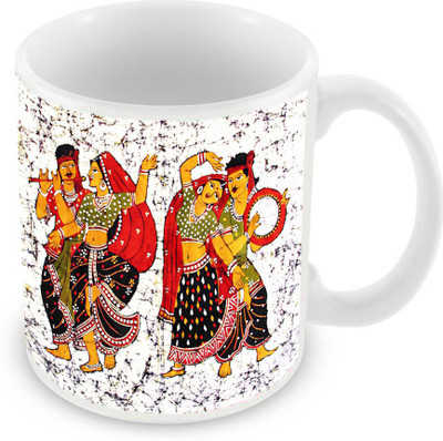 

Sleep Nature's SN-MG-124 Ceramic Mug(350 ml), Multicolor