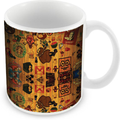 

Sleep Nature's SN-MG-1431 Ceramic Mug(350 ml), Multicolor