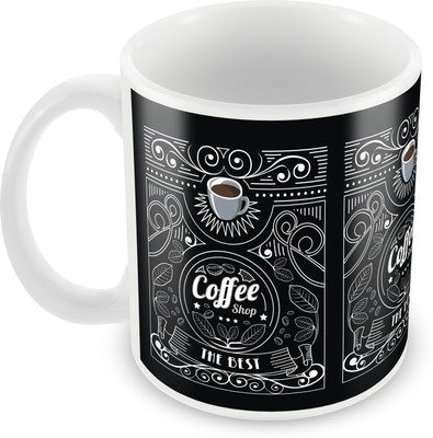 

Posterboy The best coffee Ceramic Mug(350 ml), Multicolor