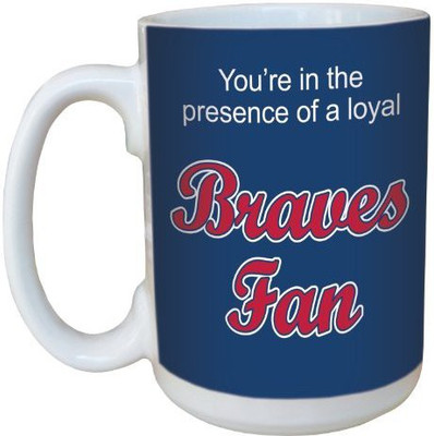 

Tree-Free Greetings Greetings lm44078 Braves Baseball Fan Ceramic with Full-Sized Handle, 15-Ounce Ceramic Mug(60 ml), Multicolor