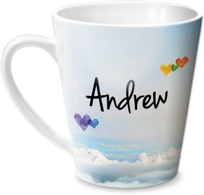 

Hot Muggs Simply Love You Andrew Conical Ceramic Mug(350 ml)