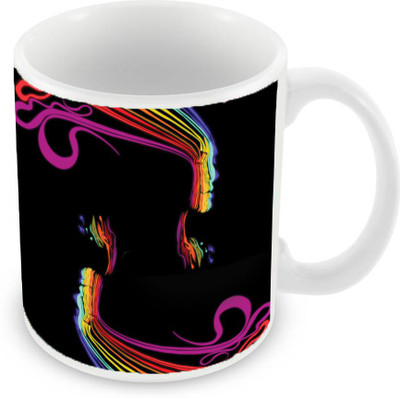 Sleep Nature's SN-MG-1867 Ceramic Mug(350 ml), Multicolor