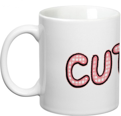 

Prithish Cutie Ceramic Mug(330 ml), Multicolor