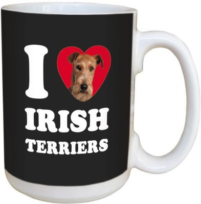

Tree Free Free Greetings LM45068 I Heart Irish Terriers Ceramic with Full-Sized Handle, 15-Ounce Ceramic Mug(60 ml), Multicolor
