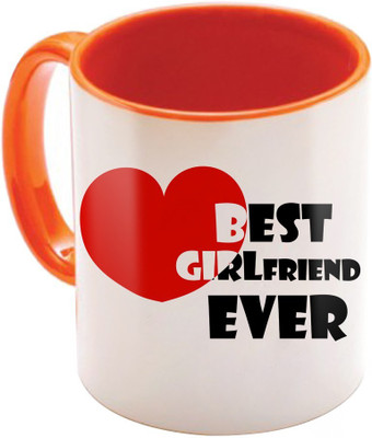 

SKY TRENDS Wonderful & Best Valentine Orange Gift For GirlFriend,Boyfriend,Husband,Wife,Friend Design Cod 125 Ceramic Mug(325 ml)
