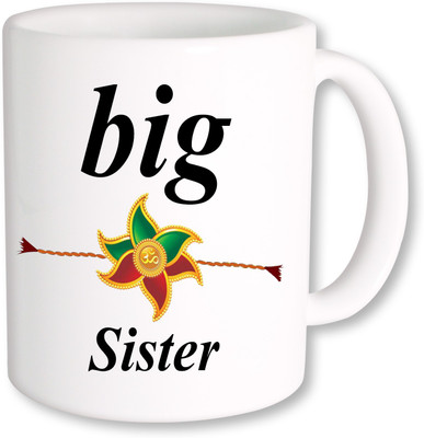 

PhotogiftsIndia Big Sister Gift Ceramic Mug(325 ml), Multicolor