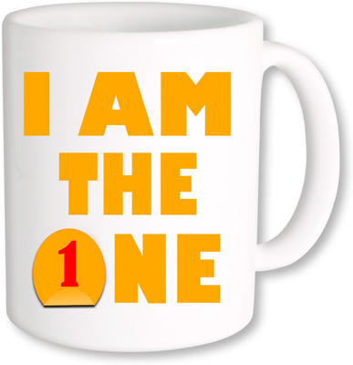 

PhotogiftsIndia I am The One Ceramic Mug(325 ml), Multicolor