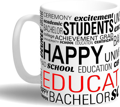 

PRINT OPERA Creativity Quotes Ceramic Mug(330 ml), Multicolor