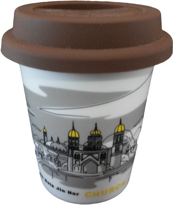 

GeekGoodies Scenery Ceramic Taj Ceramic Mug(210 ml), White
