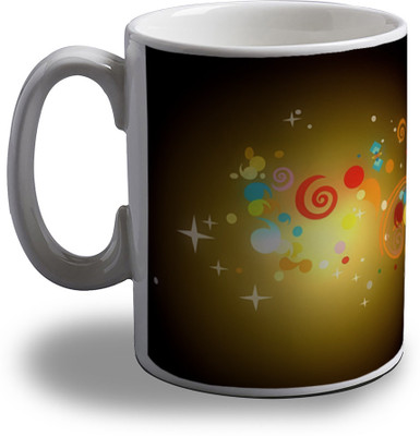 

Artifa Abstract Design AMG0188 Porcelain, Ceramic Mug(350 ml), Multicolor