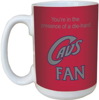 

Tree-Free Greetings Greetings lm44144 Cavs Basketball Fan Ceramic with Full-Sized Handle, 15-Ounce Ceramic Mug(60 ml), Multicolor