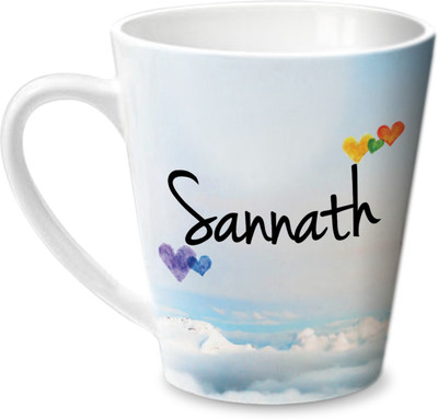 

Hot Muggs Simply Love You Sannath Conical Ceramic Mug(350 ml)