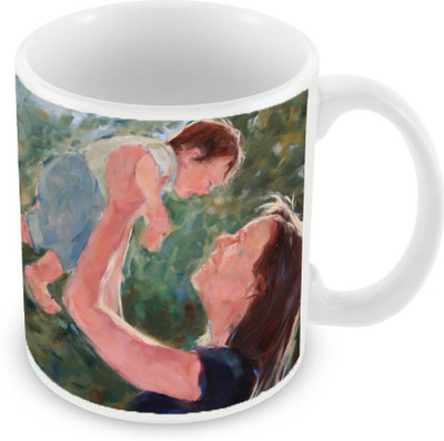 

Sleep Nature's SN-MG-2779 Ceramic Mug(350 ml), Multicolor