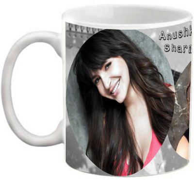 

EFW ANUSHKA SHARMA PRINTED Ceramic Mug(325 ml), White