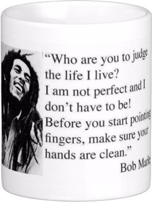 

Exoctic Silver Bob Marley Collector Edition Series 18 Ceramic Mug(300 ml), Multicolor