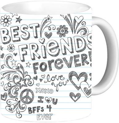 

FRENEMY FriendshipDay007 Ceramic Mug(310 ml), Multicolor