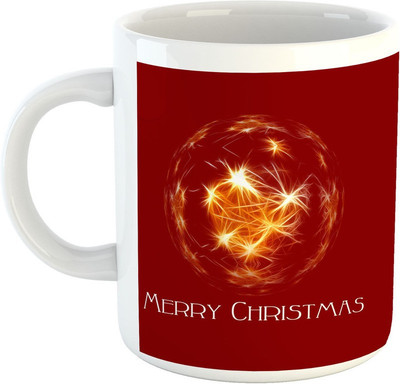 

Deeher Gifts Merry christmas design73 Ceramic Mug(330 ml), Multicolor