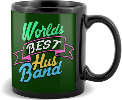 

SKY TRENDS Worlds Best Husband Black Coffee Valetine's Ceramic Mug(320 ml)