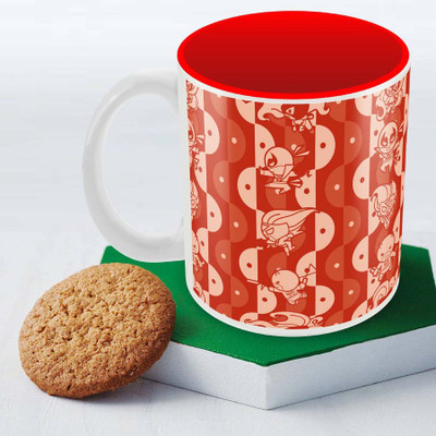 

Posterboy Kawaii Red Officially Licensed Ceramic Mug(350 ml), Multicolor