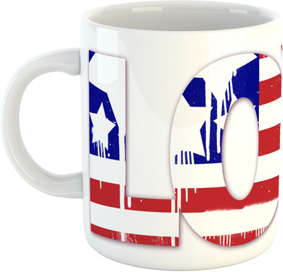 

Deeher Gifts Love -Design17 Ceramic Mug(330 ml), Multicolor