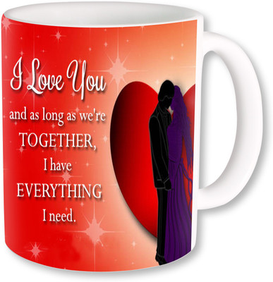 

PhotogiftsIndia I Love You Everything Ceramic Mug(325 ml)