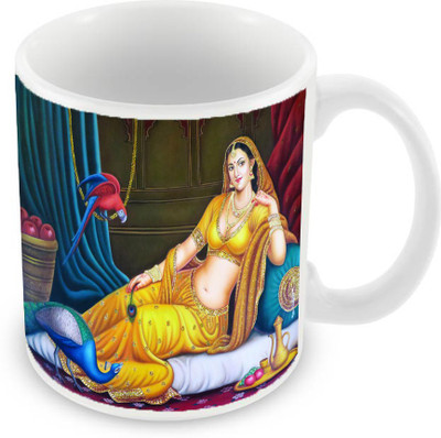 

Sleep Nature's SN-MG-110 Ceramic Mug(350 ml), Multicolor