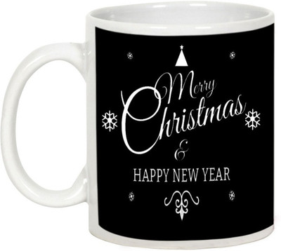 

AllUPrints Amazing Christmas Eve Ceramic Mug(325 ml), White