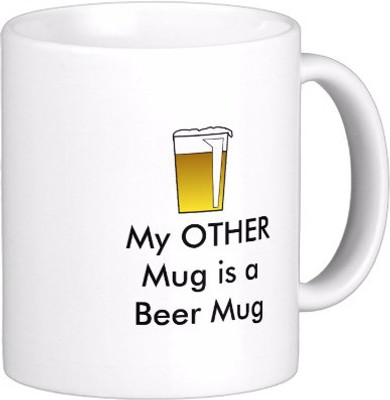 

Exoctic Silver Quoteds ooooo29 Ceramic Mug(300 ml), Multicolor