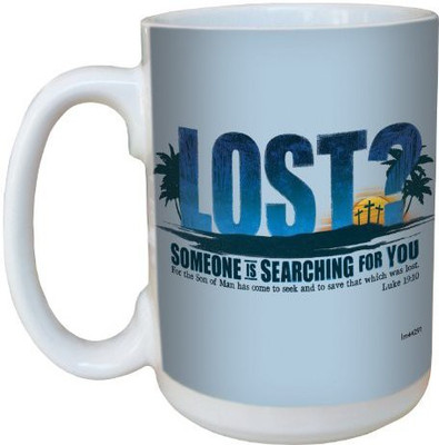 

Tree-Free Greetings Greetings lm44291 Lost: Luke 19:10 Ceramic with Full-Sized Handle, 15-Ounce Ceramic Mug(60 ml), Multicolor