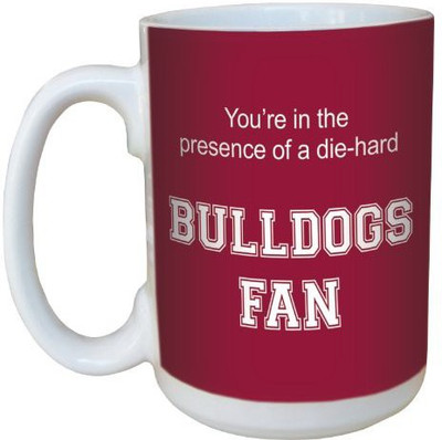 

Tree-Free Greetings Greetings lm44375 Bulldogs College Football Fan Ceramic with Full-Sized Handle, 15-Ounce Ceramic Mug(60 ml), Multicolor