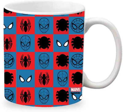 

ORKA Marvel Spiderman Digital Printed Ceramic Mug(350 ml), Multicolor