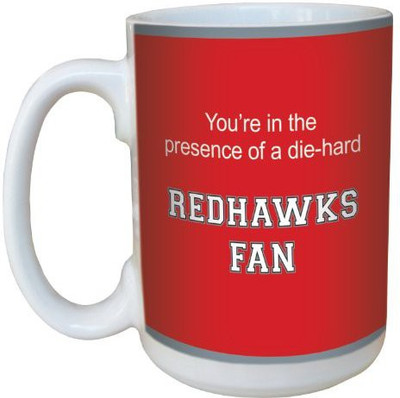 

Tree-Free Greetings Greetings lm44487 Red Hawks College Football Fan Ceramic with Full-Sized Handle, 15-Ounce Ceramic Mug(60 ml)