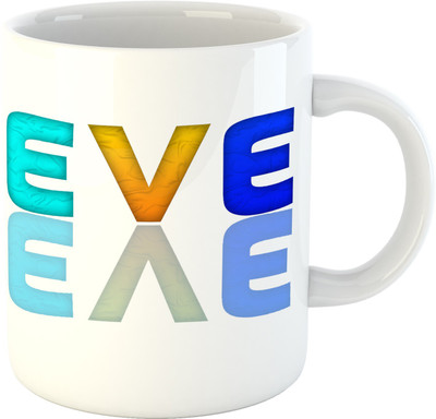 

Deeher Gifts Believe Ceramic Mug(330 ml), Multicolor