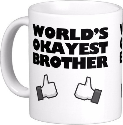 

Exoctic Silver Cool Bro CX001 Ceramic Mug(300 ml), Black;white