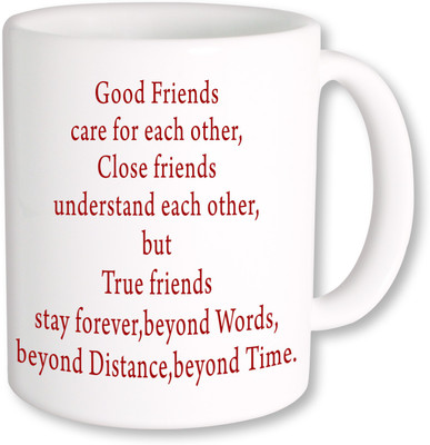 

PhotogiftsIndia Good Friend 04 Ceramic Mug(325 ml), Multicolor
