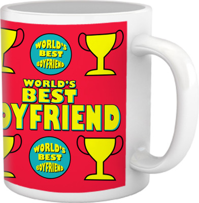 36% OFF on Tied Ribbons World Best Boyfriend Ceramic Mug(350 ml) 36% OFF on Tied Ribbons World Best Boyfriend Ceramic Mug(350 ml)