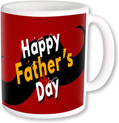 

PhotogiftsIndai Happy Father's Day 116 Ceramic Mug(325 ml), Multicolor