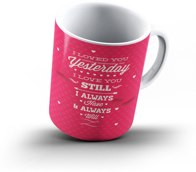 

Ucard Valentines Day Love512 Bone China, Ceramic, Porcelain Mug(325 ml)