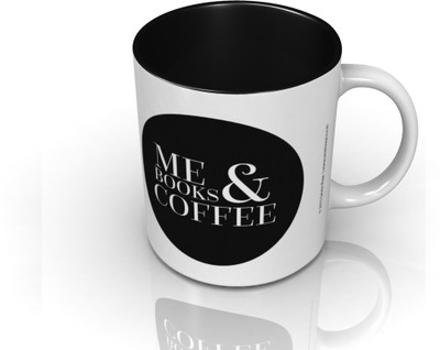

Seven Rays Me Books & Coffee Ceramic Mug(250 ml)