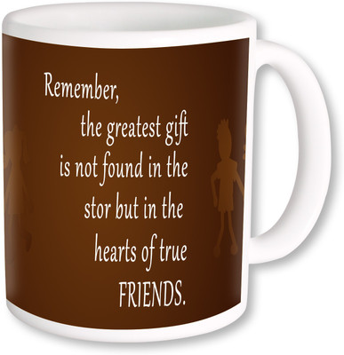

PhotogiftsIndia The Greatest Gift Friends 03 Ceramic Mug(325 ml), Multicolor